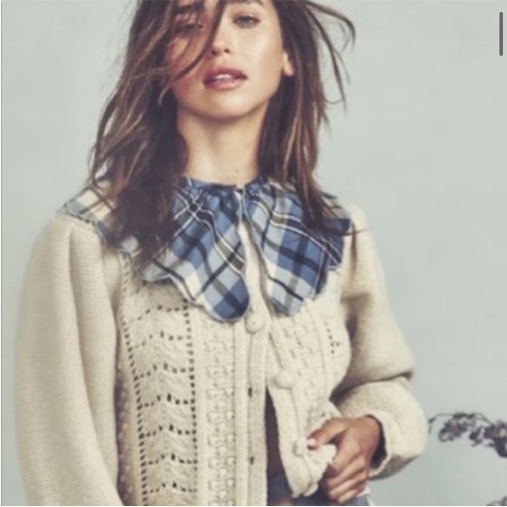 LoveShackFancy LSF Frankel Wool Blend Cardigan